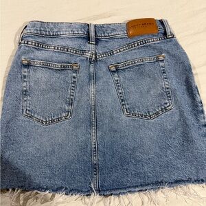 Lucky Brand Blue A-line Mini Skirt